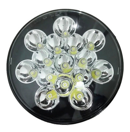 Unidad Redonda Principal 15 Led Juego 7 PuLG. ( Par)