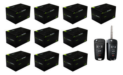 10 Kit Alarma De Seguridad Antirrobo Para Auto 5 Canales Jx
