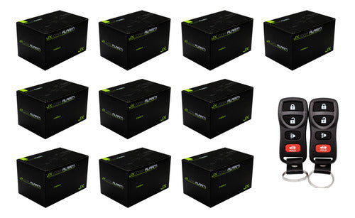 10 Kit Alarma De Seguridad Antirrobo Para Auto 5 Canales Jx