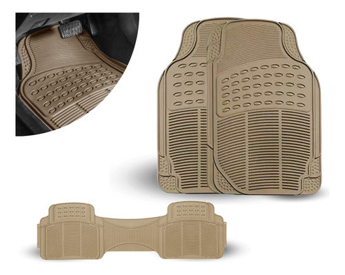 1 Juego Tapetes 3pz Uso Rudo Universal Tunix Tap-263