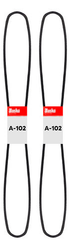 2 Bandas Automotrices A102 Alaska Tipo (hi Pawer) Lisa