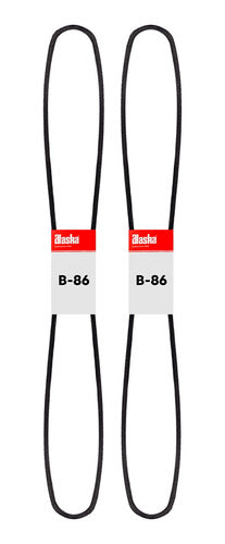 2 Bandas Automotrices B86 Alaska Tipo (hi Pawer) Lisa