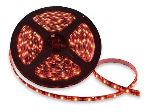 Tira Led Tunix La-frh5 3528 Roja 5m 12v