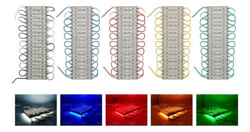 Modulo Led 5050 (160 Piezas) Rojo Azul Ámbar Verde Y Blanco Color De La Luz A Elegir
