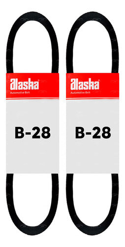 2 Bandas Automotrices B28 Alaska Tipo (hi Pawer) Lisa