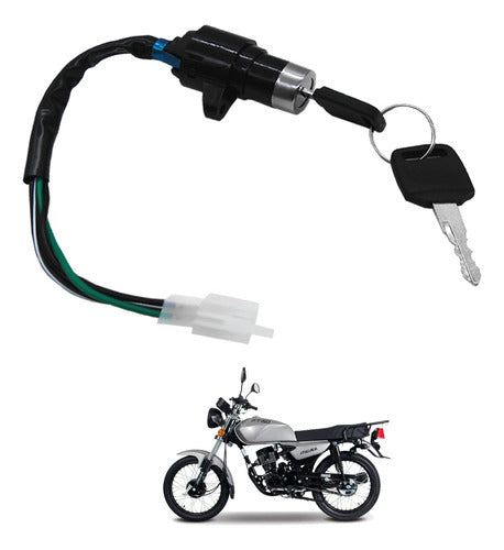 Switch Universal Para Motocicleta Con Llave