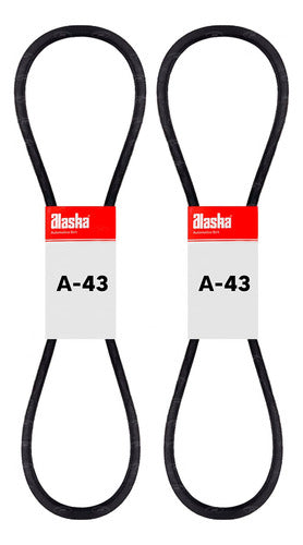 2 Bandas Automotrices A43 Alaska Tipo Hi Power Lisa