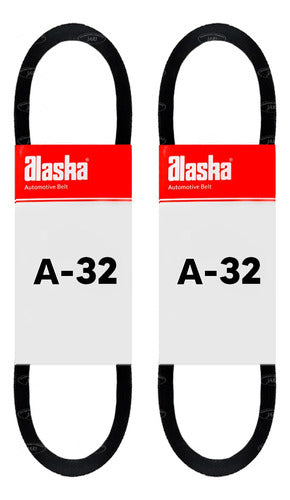 2 Bandas Automotrices A32 Alaska Tipo (hi Pawer) Lisa