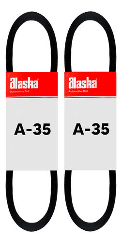 2 Bandas Automotrices A35 Alaska Tipo (hi Pawer) Lisa