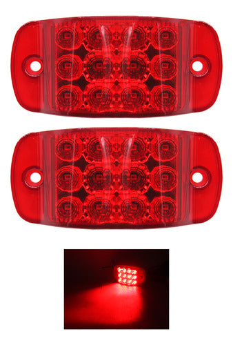1 Par Plafon Lateral 12 Led Para Carro Renovatio Mult/6433