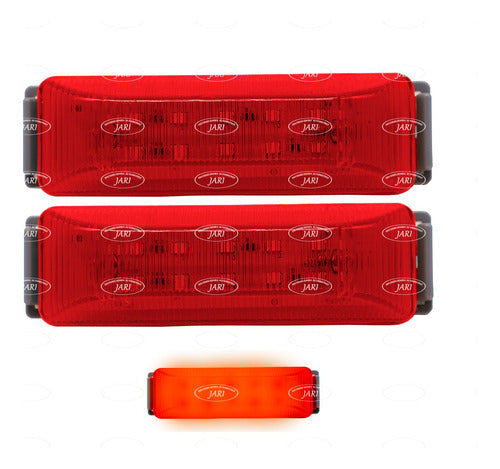 Par Plafon 12 Led Lateral 12w Fijo Estrobo 12-24v