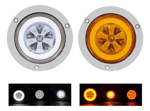 Plafon 5 Led Gel Redondo 4 PuLG 12-24v