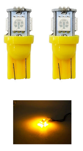 1 Par Foco Tunix Fo-158h T10 5 Bulbos Varios Colores