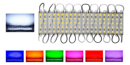 Modulo Led 5050 (20 Piezas) Rojo Azul Ámbar Verde Y Blanco