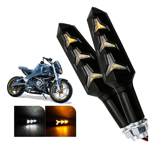 Par Direccionales Para Motocicleta Led Varios Modelos