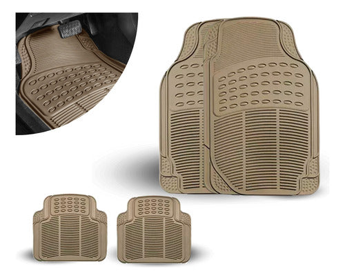 1 Juego Tapetes 4pz Uso Rudo Universal Tunix Tap-264