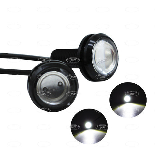 Par Faros Ojo De Aguila Led Tipo Xenon Niebla 12v