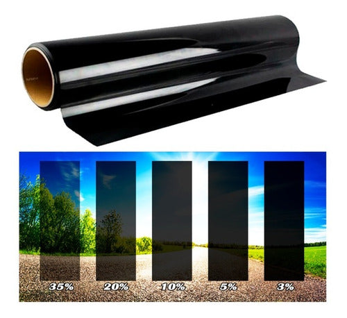 Rollo Papel Polarizado Solar Free 50cm X 30m Varios Tonos