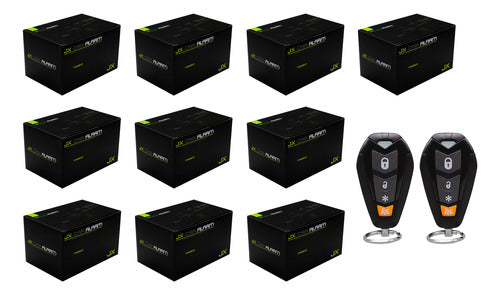 10 Kit Alarma De Seguridad Antirrobo Para Auto 5 Canales Jx