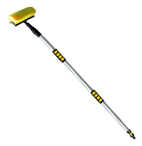 Cepillo Extendible 2.4m Lavado Auto Camion Cerdas Suaves