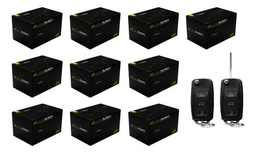 10 Kit Alarma De Seguridad Antirrobo Para Auto 5 Canales Jx