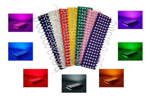 Modulo Led 5630 (40 Piezas) Rojo Azul Ámbar Verde Y Blanco