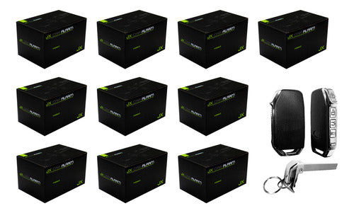 10 Kit Alarma De Seguridad Antirrobo Para Auto 5 Canales Jx