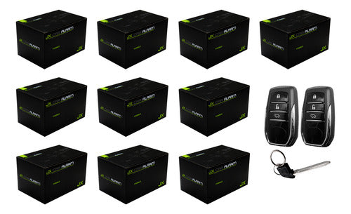 10 Kit Alarma De Seguridad Antirrobo Para Auto 5 Canales Jx
